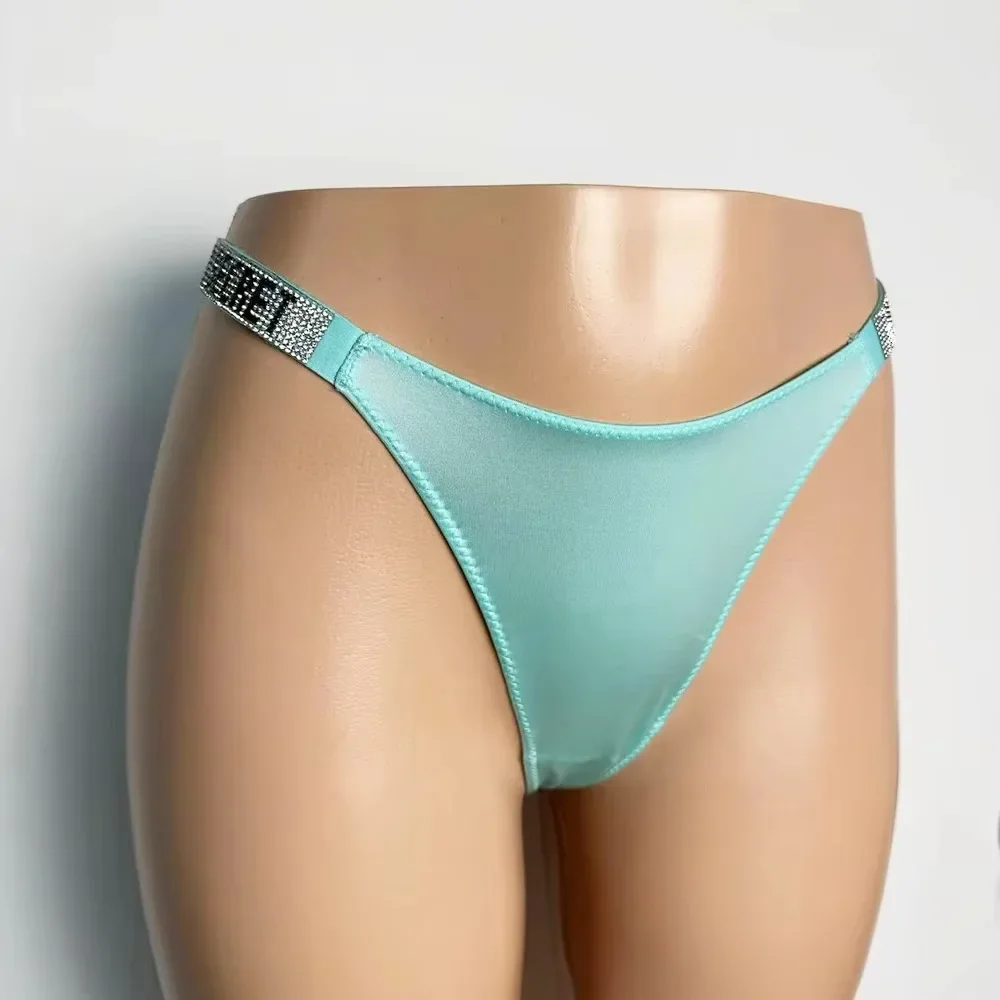 Victoria Secret Shine Script Tanga Sehr Sexy Damenunterwäsche Höschen Sexy Dessous Heiß – Detail 11