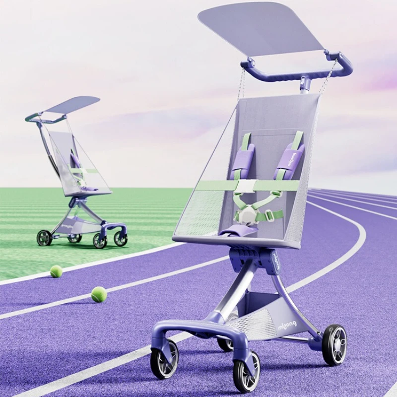 

Lightweight Stroller for Baby & Toddlers- Compact Travel Stroller Airplane, Light Carts, Folding Children's Stroller Walking Car