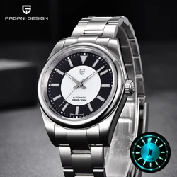 PAGANI DESIGN 2024 New Men's Automatic Mechanical Watches NH35A Classic Vintage Stainless Steel 200M Waterproof Sport Clock