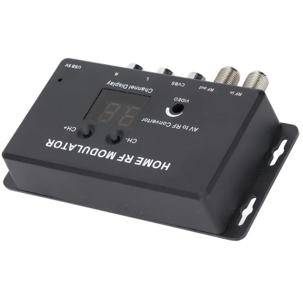 

Durable PAL/NTSC UHF Modulator AV to RF Modulator RF Converter TV Link Modulator For AV Sources