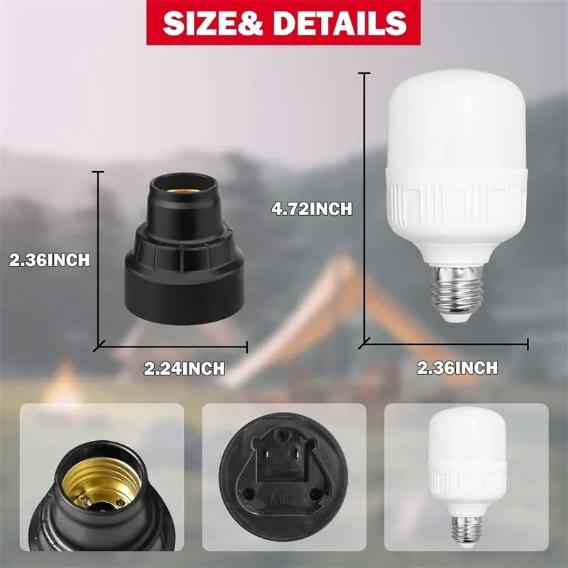 For Milwaukee 12V Li-ion Battery 12W LED Bulb Flashlight Emergency Flood Lamp Camping Lamp Cool White Light Camp Lighting