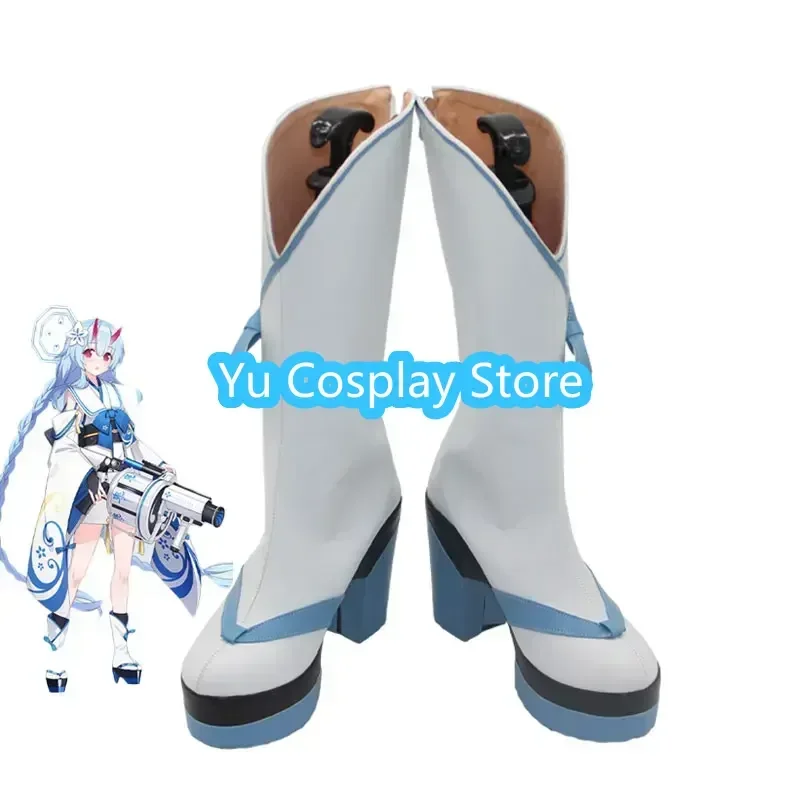 

Yu-Cosplay Game Blue Archive WARAKU CHISE Cosplay Shoes PU Leather Shoes Halloween Carnival Boots Cosplay Prop Custom Made