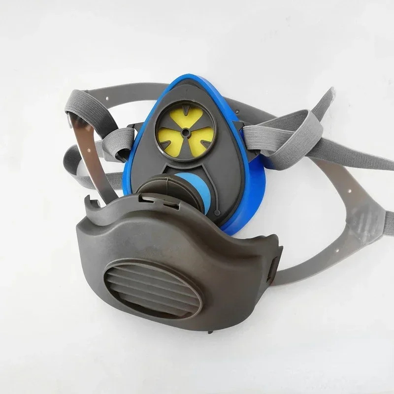 

Anti particulate Respiratory Mask, Headmounted Silicone, Industrial Dustproof, Grinding Decoration, Dust Mask 3200