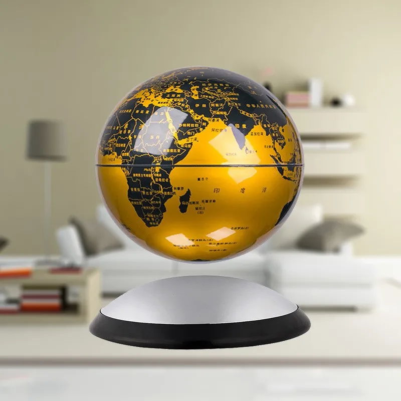 Magnetic levitation globe ins style home decor, living room ornaments, handicrafts, internet famous living room decoration