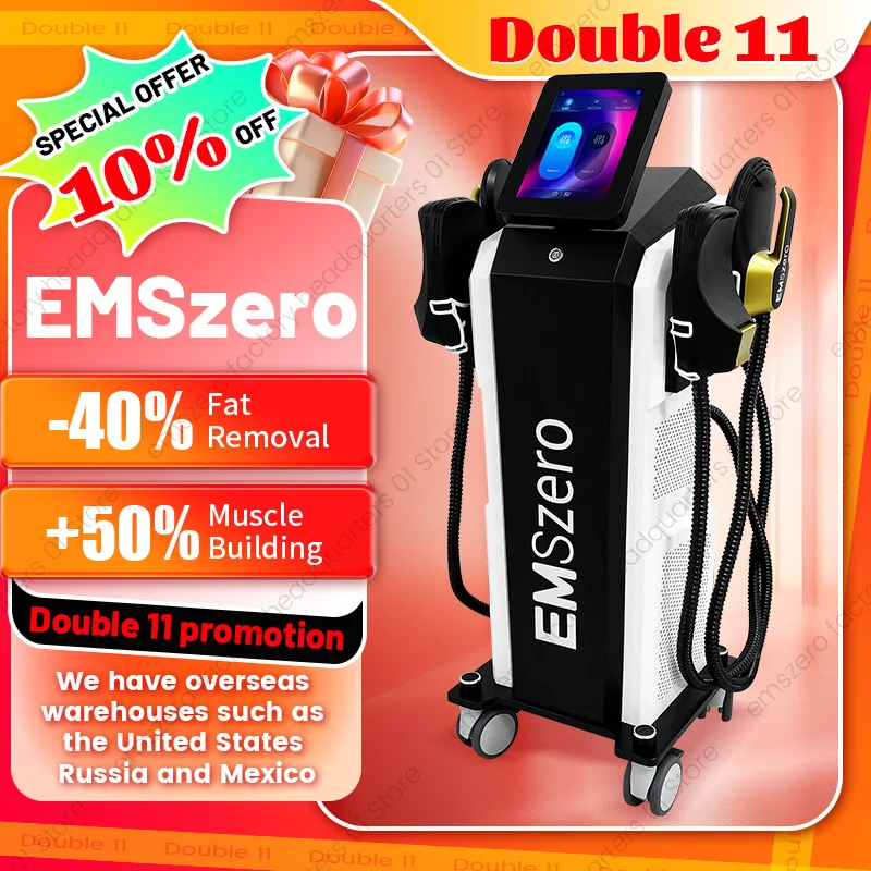 

EMSZERO 6500W Sculpting Machine Professional 2024 EMS Body Sculpt Machine RF Muscle Stimulator Body Shaping Equipment