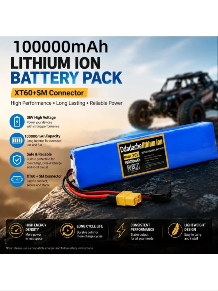 2026 Neuer 10S3P 36V 100Ah 36V Elektroroller-Akku 18650 Lithium M365 Elektroroller 36V Batterie
