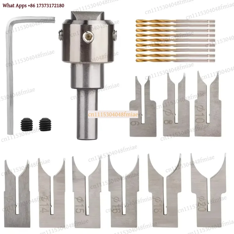 Rugby Cutter Router Bit Wood Working Accessories Oval Wooden Beads Drill Router CNC Milling Cutter for Wood