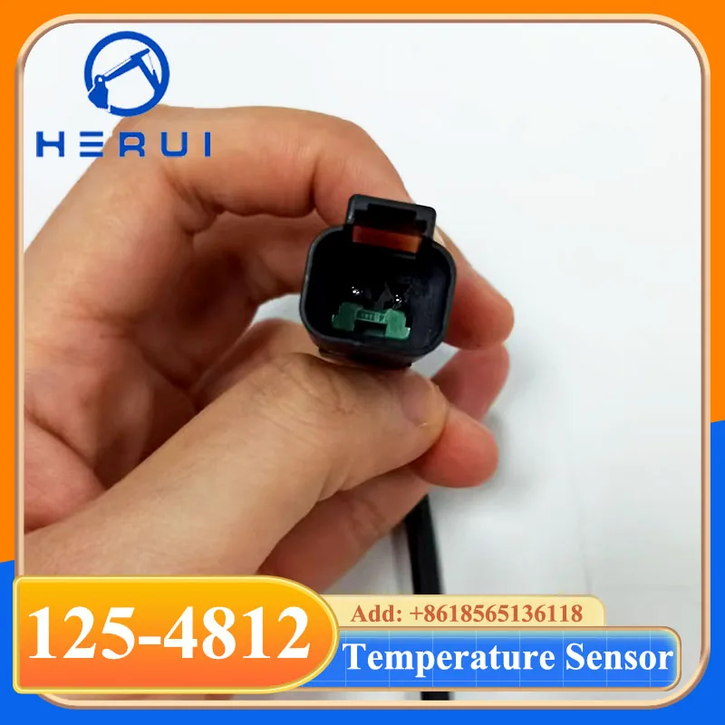 Capteur de température 125-4812 1254812 pour moteur E320B 320B 322B 322C 325B, pièces de rechange pour moteur et pelle
