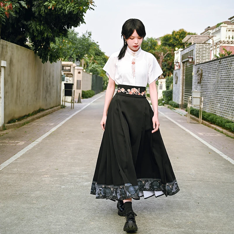 New Chinese Style National Style Han Elements Retro Embroidery Cummerbund Decoration Versatile Skirt Girdling Tie