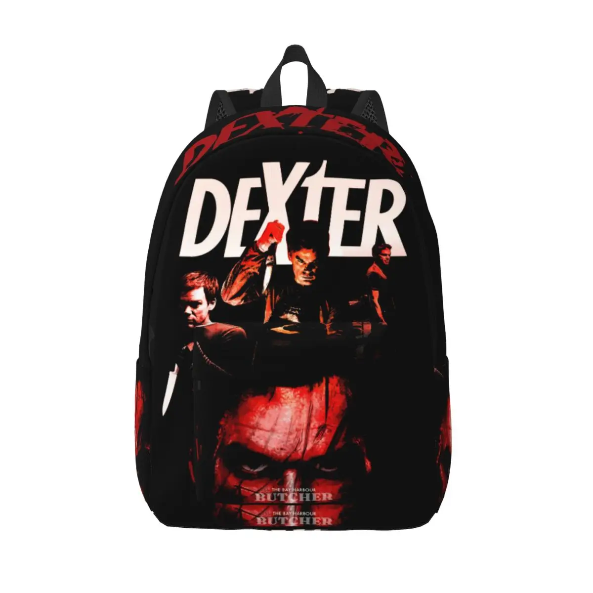 

Dexter Morgan Bay Harbor Butcher Backpack for Men Women Fashion Student Business Daypack TV Show Laptop Canvas Bags Durable