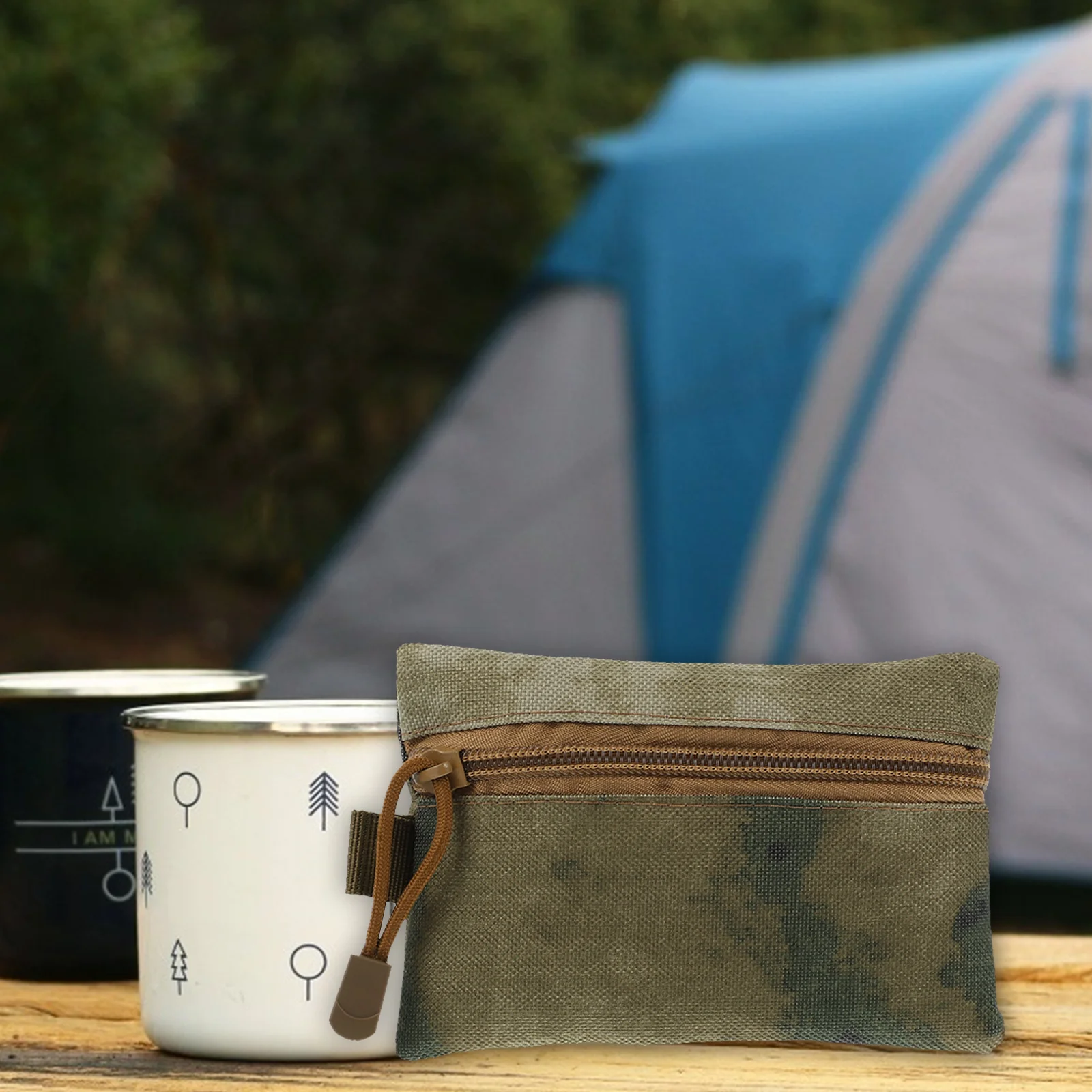 

Multi-Purpose Outdoor Waist Bag Oxford Cloth Waterproof Durable Sports Fanny Pack Waist Storage Pouch Utility Pouch