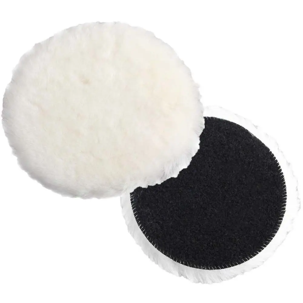 Reusable 3/4/5/6/7 Inches Waxing Buffing Paint Care Car Polishing Disc Self-Adhesive Disc Car Beauty Tool Wool Sponge Pad