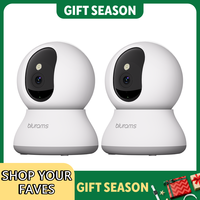 2 Pcs Blurams Indoor Security Camera 2K, Home Security Camera for Dog/Elder, Security Camera with One-Touch Call Update A31S-2pc