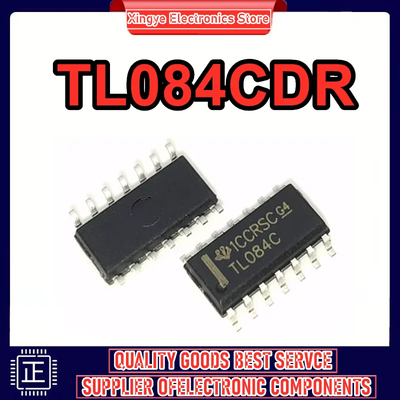 10PCS TL084CDR TL084C TL084 084CDR TL IC CHip FET-Input Operational Amplifiers SOP14 in Stock 100% New Originl