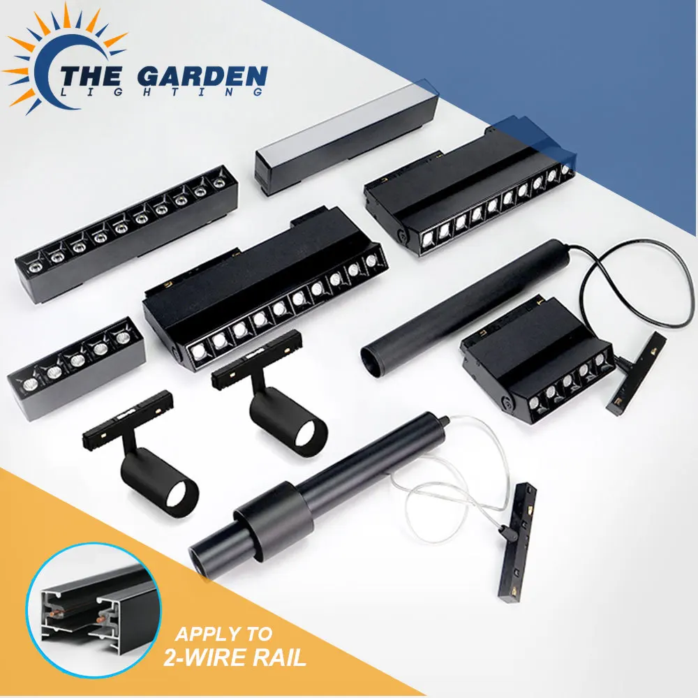 

LED Track Light Magnetische Track Fixtures Flexibel Plafond Spotlight Rail Strip Magnet Systeem Voor De Binnenhuishuiskamer