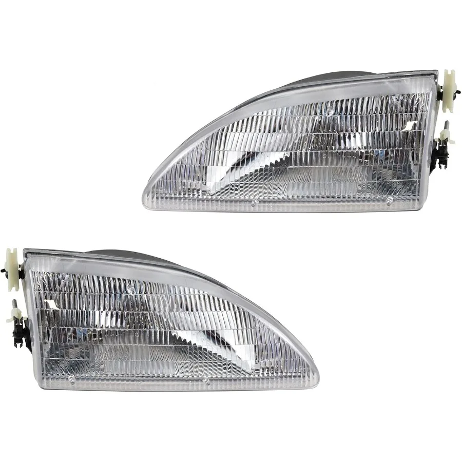 

Комплект из двух фаров в сборе с хромированной рамкой для стороны водителя и пассажира, предназначенный для повышенной видимости и стильного приложения