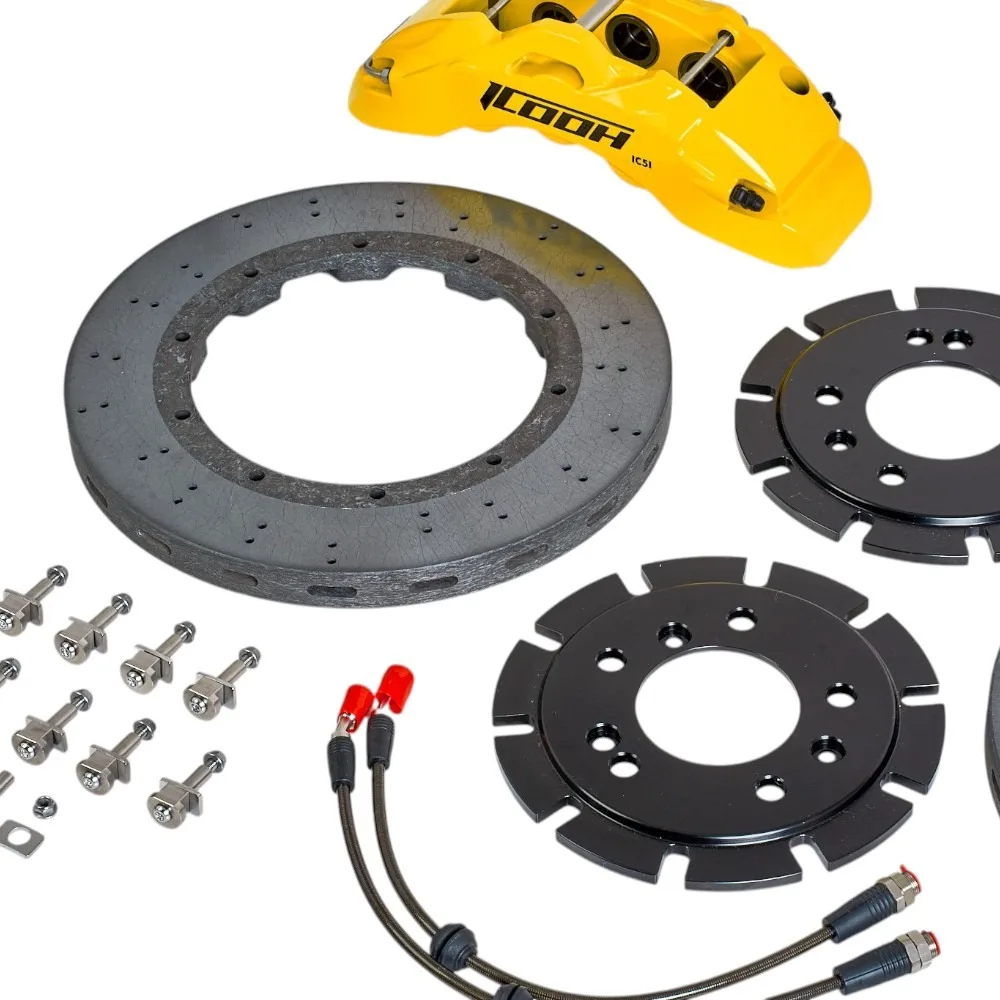 High Quality IC5 Carbon Ceramic Disc Front 355X32 6-piston brake caliper kit fits for BMW 3 Series Touring (G21) 2019+