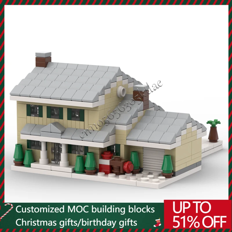 

Новые 434 детали MOC, рождественская серия, стабильная модель, строительные блоки, кирпичи, креативная сборка, набор «сделай сам», развивающие игрушки, популярные подарки