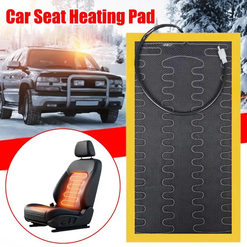 12V Car Seat Heater Pad Alloy Wire Heating Element 3D Mesh Breathable Warmer Mat For Ventilated Seats Universal 1Pc