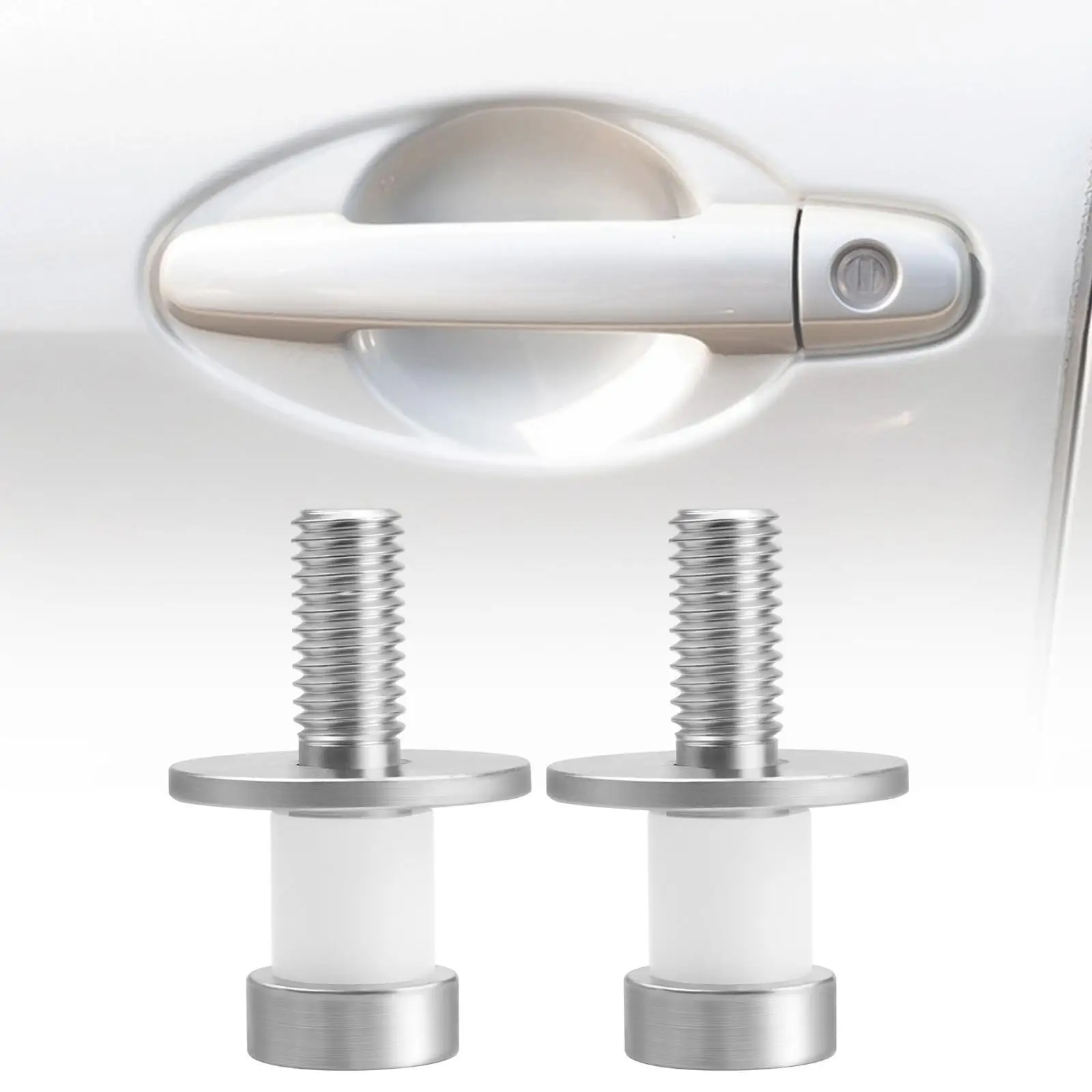 2x Truck Door Bolts Pin Replacement 9601750 Metal Sturdy Professional High