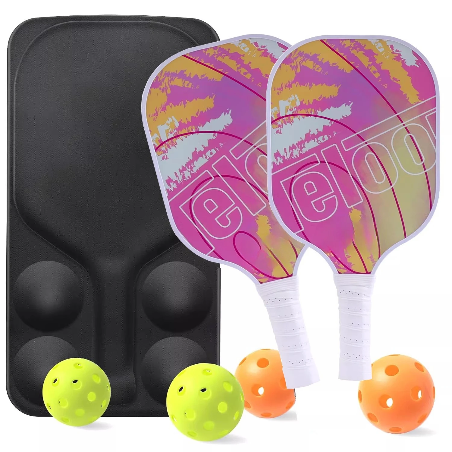 Fiberglass Peak Racket Training Racket PP Honeycomb Core Pique Racket Cover