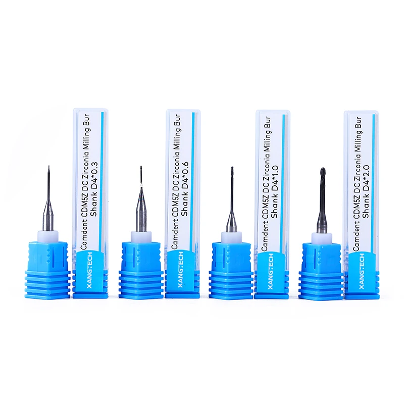 

XANGTECH CAMDENT D4 Milling Bur For Zirconia Blocks Milling Cutters Dental Materials CAD CAM Dental Lab