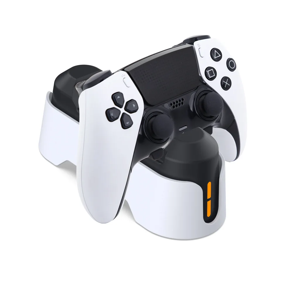 

TP5-1501S Charging Base For PS5 Controller Charger Stand Double Dock Compatible With PS5 Gamepad Accessories With LED Screen