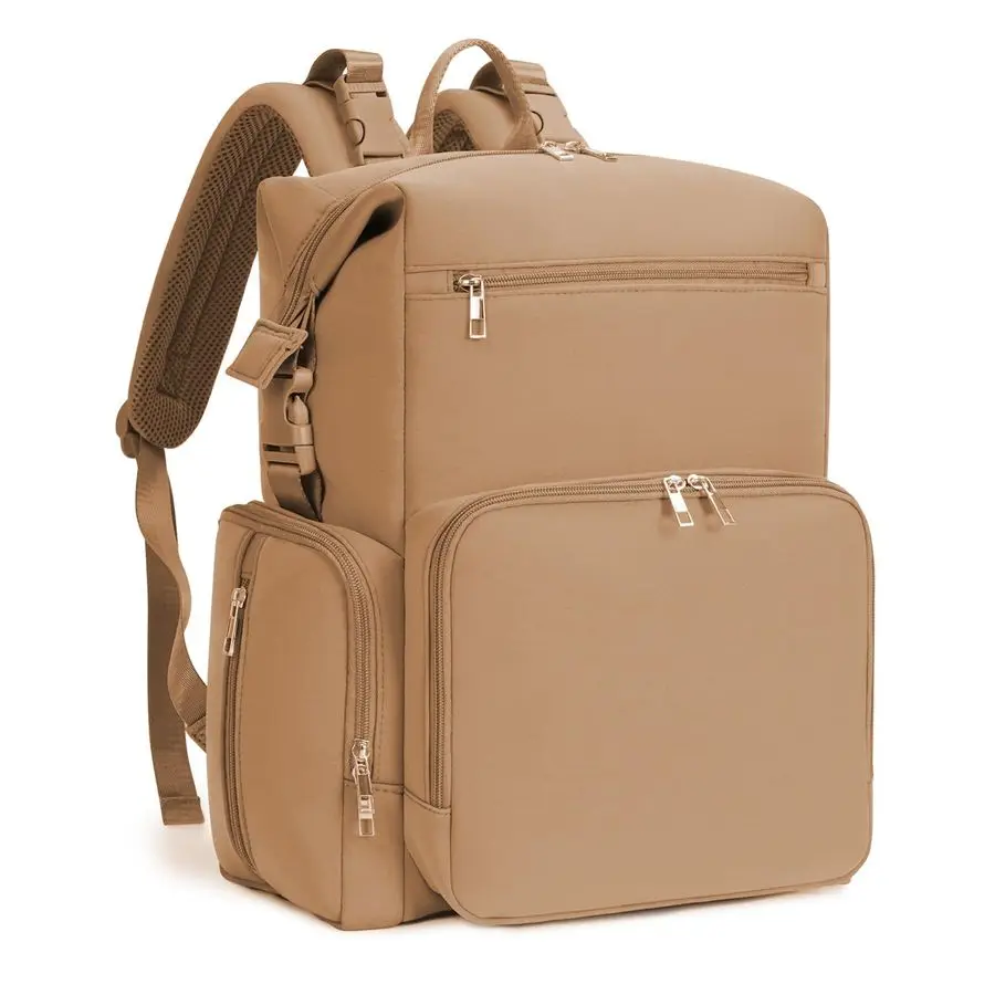 

Neoprene Diaper bag Backpack Waterproof Baby Changing Bags for Mom and Dad with Changing Pad Large Travel Maternity Tote with In