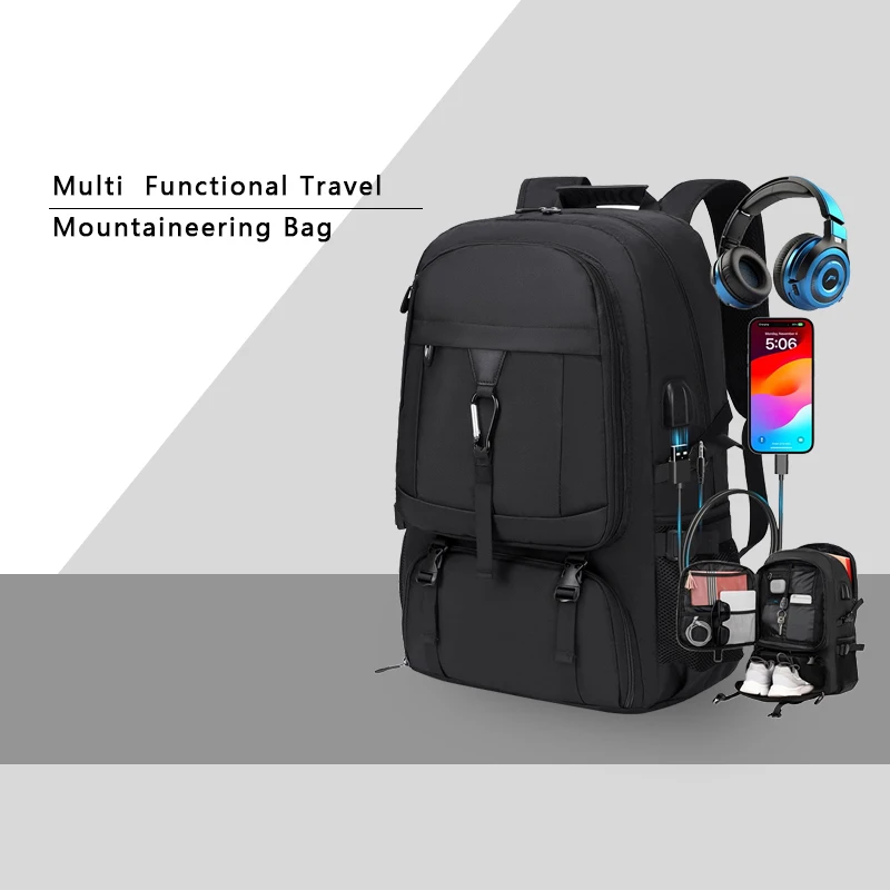 

1 шт., 50 л/80 л, дорожный рюкзак, одобренный для полета, ручная кладь, водостойкий, легкий, прочный, деловой рюкзак