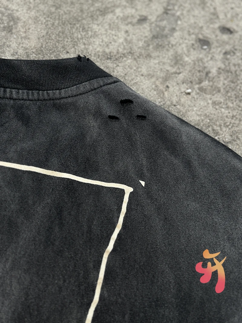 الأمريكية شارع العليا الرجعية غسلها المهترئة الأسود تانك القمم الحب روك الكتابة على الجدران طباعة الجولة الرقبة بلوزات بلا اكمام الرجال النساء سترة #6