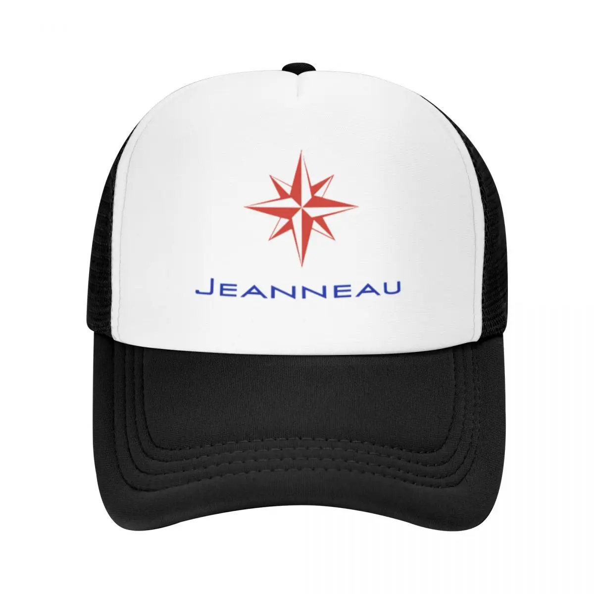 Blue Jeanneau Letters Yachts Pool Party Mesh Baseball Caps Women Adult Male Beach Sun Hat Trucker Cap