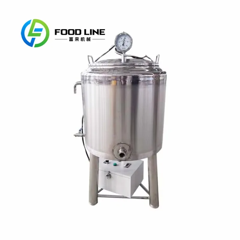 Customized High Efficiency Full Automatic 150L Milk Pasteurizer Pasteurized Milk Filling Machine Fruit Juice Pasteurizer