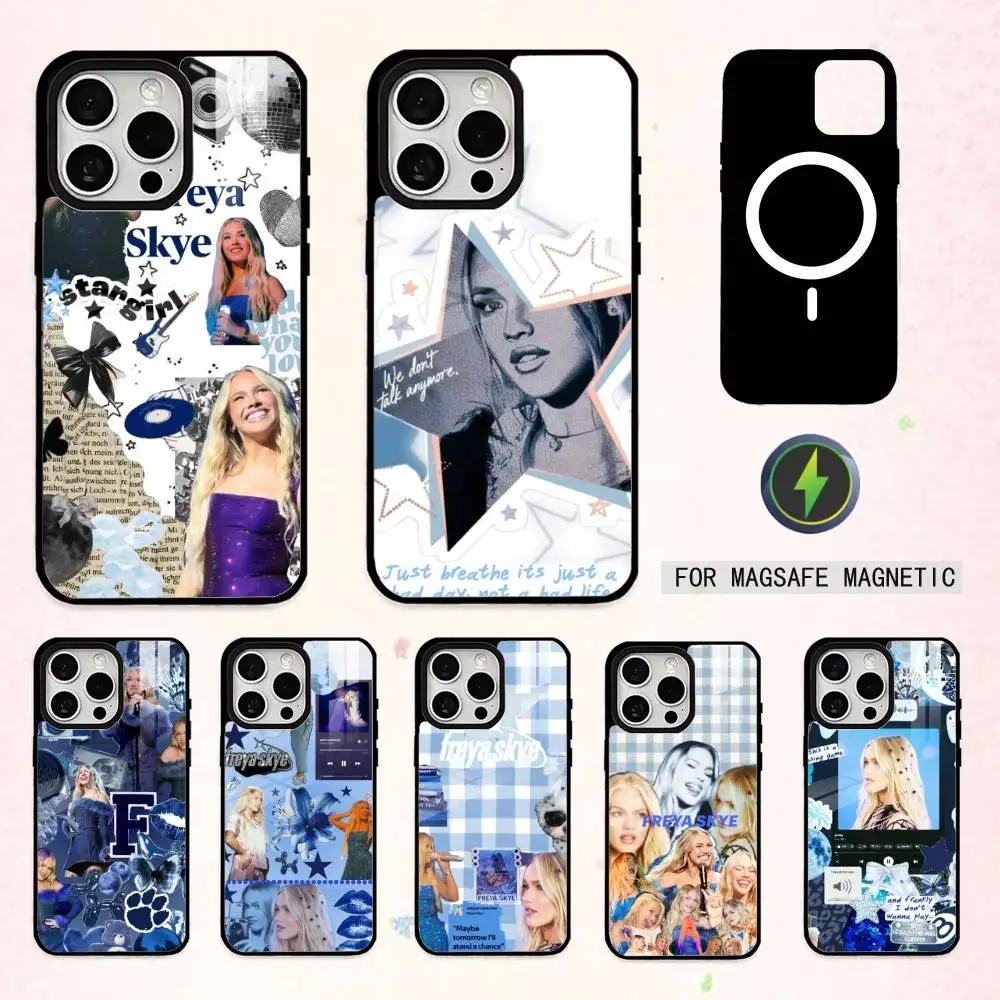 

F-Freya S-Skye S-Singer Phone Case For iPhone17,16,15,14,13,12,11 Plus,Pro Max Magnetic For Magsafe Wireless Charging