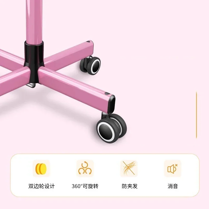 

Metallic Pink Salon Trolley Roulette Beauty Aesthetic Trolleys Salon Hair Equipment Carrito Organizador Con Ruedas Carrello