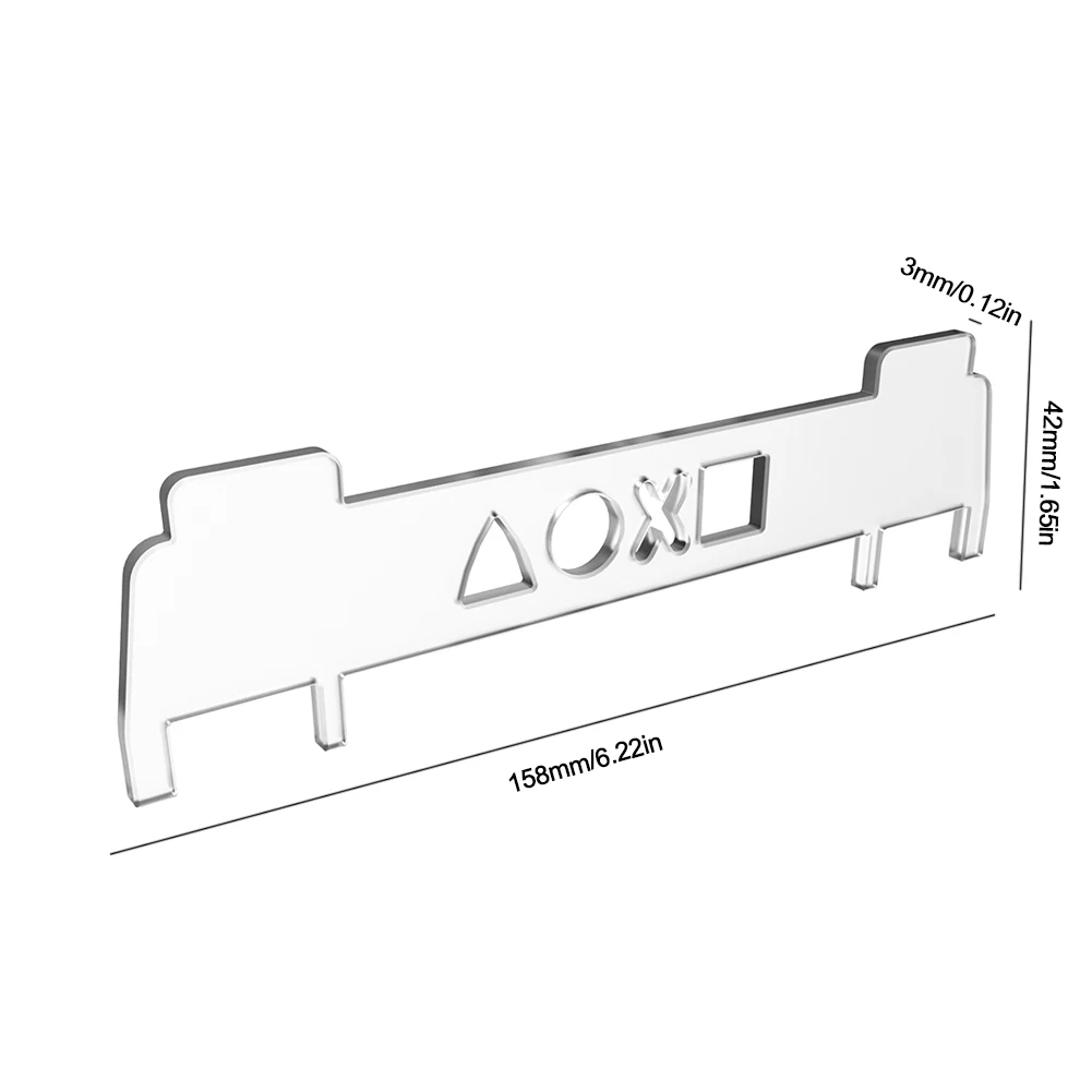 ل PS5 سليم وحدة التحكم الأفقية حامل سطح المكتب قاعدة دعم حامل الاكريليك المضيف تخزين الرف شفافة ل بلاي ستيشن 5 سليم