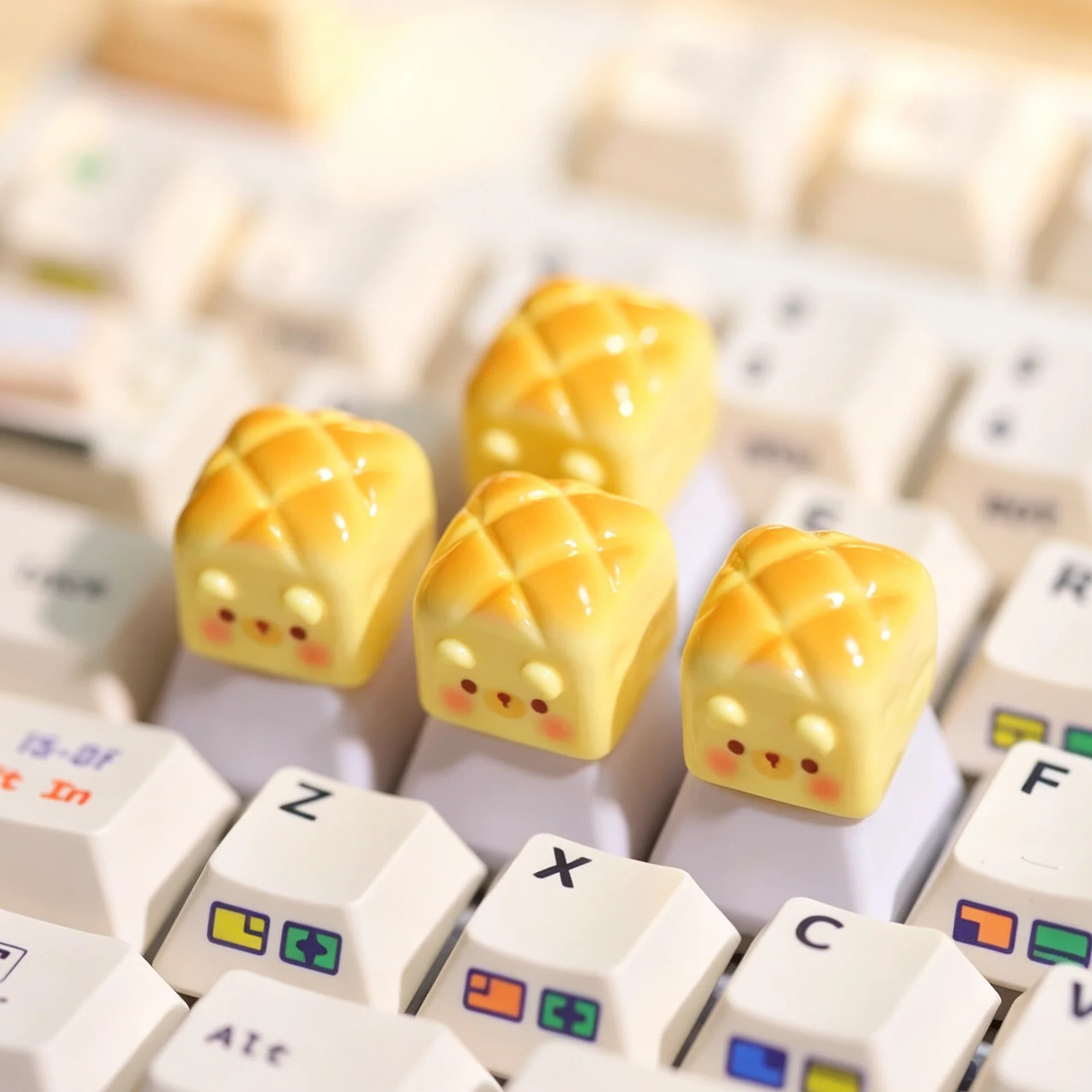 2pcs Personalized DIY Star Keycaps for Mechanical Keyboard Cross Axle Design Customizable Gaming Keybaords Accessoriespcs