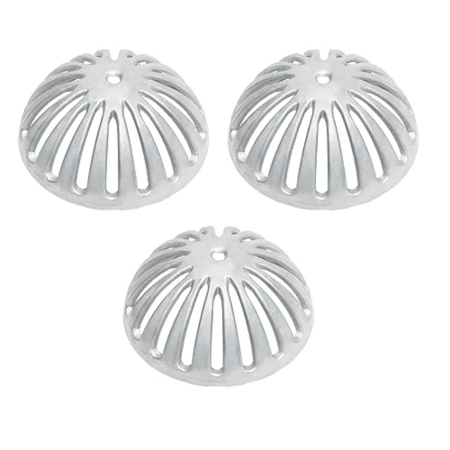 

Heavy Duty Aluminum Dome Floor Drain Cover and Drain Strainer Removable Outdoor Drain Cover Dome Strainer for Restaurant Home G