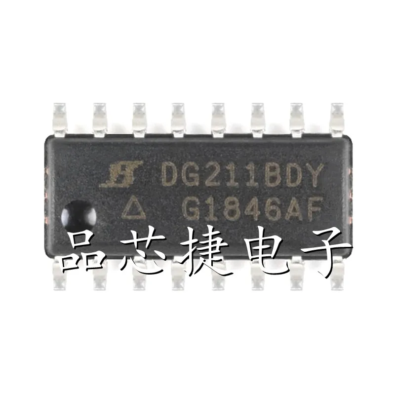 

10pcs/Lot DG211BDY-T1-E3 Marking DG211BDY SOIC-16 Improved Quad CMOS Analog Switches