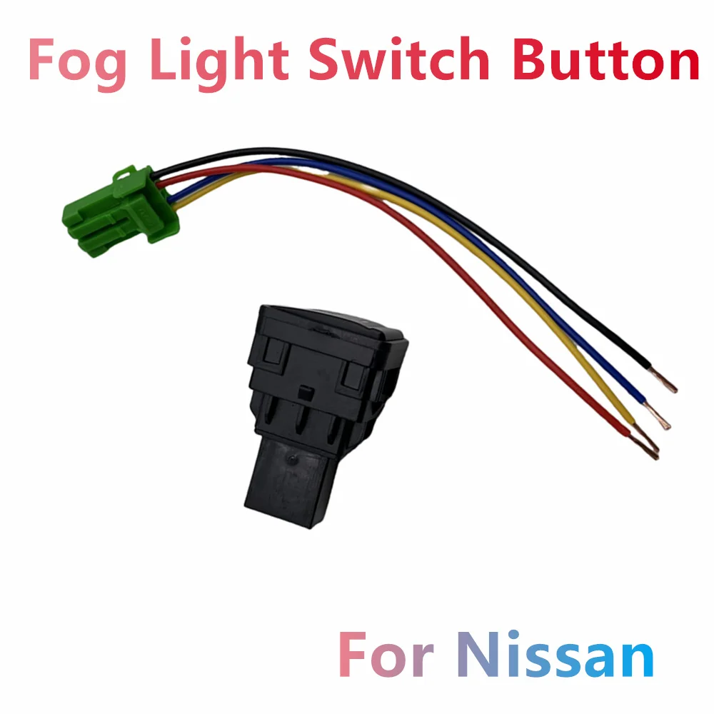 

Автомобильный противотуманный светильник, 5-контактный переключатель включения-выключения для Nissan X-Trail 2014-2016 Altima Sylphy 2012 Kicks 2017 Tiida 2011, автомобильные аксессуары