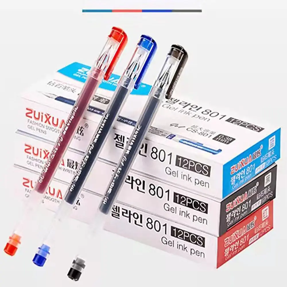 Gel Pen 0.38 mm Signature Pen Diamond Tip Neutral Pen Student Supplies Stationery Gift