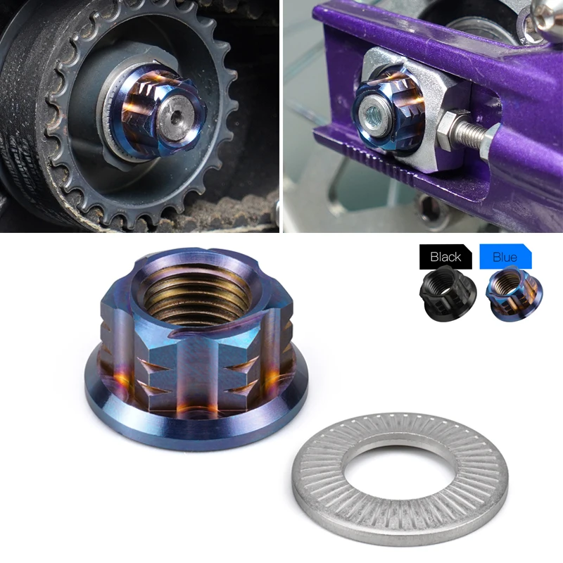 

For Surron light bee X Primary Belt Pulley Nut Rear Axle Nut For Sur-ron light bee S L1E For Segway X160 X260 Electric Dirt Bike