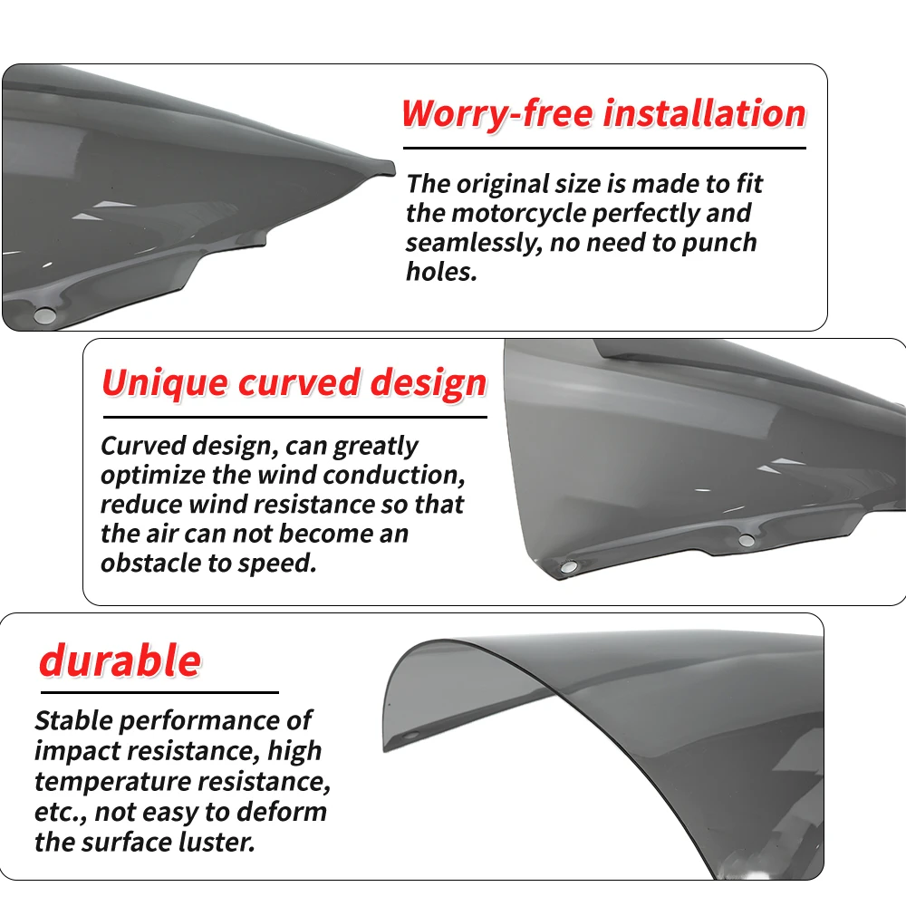 لهوندا CBR650R CBR 650R 2019 2020 2021 2022 2023 2024 دراجة نارية الرياح الزجاج الأمامي شاشة هدية CBR 650 R #4