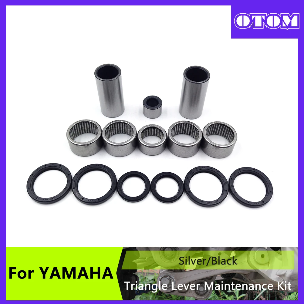 OTOM Motocross Triangle Lever Maintenance Kit Bearing Oil Seal Bushing For YAMAHA YZ250F YZ450F YZ450FX WR250F WR250F Motorbike