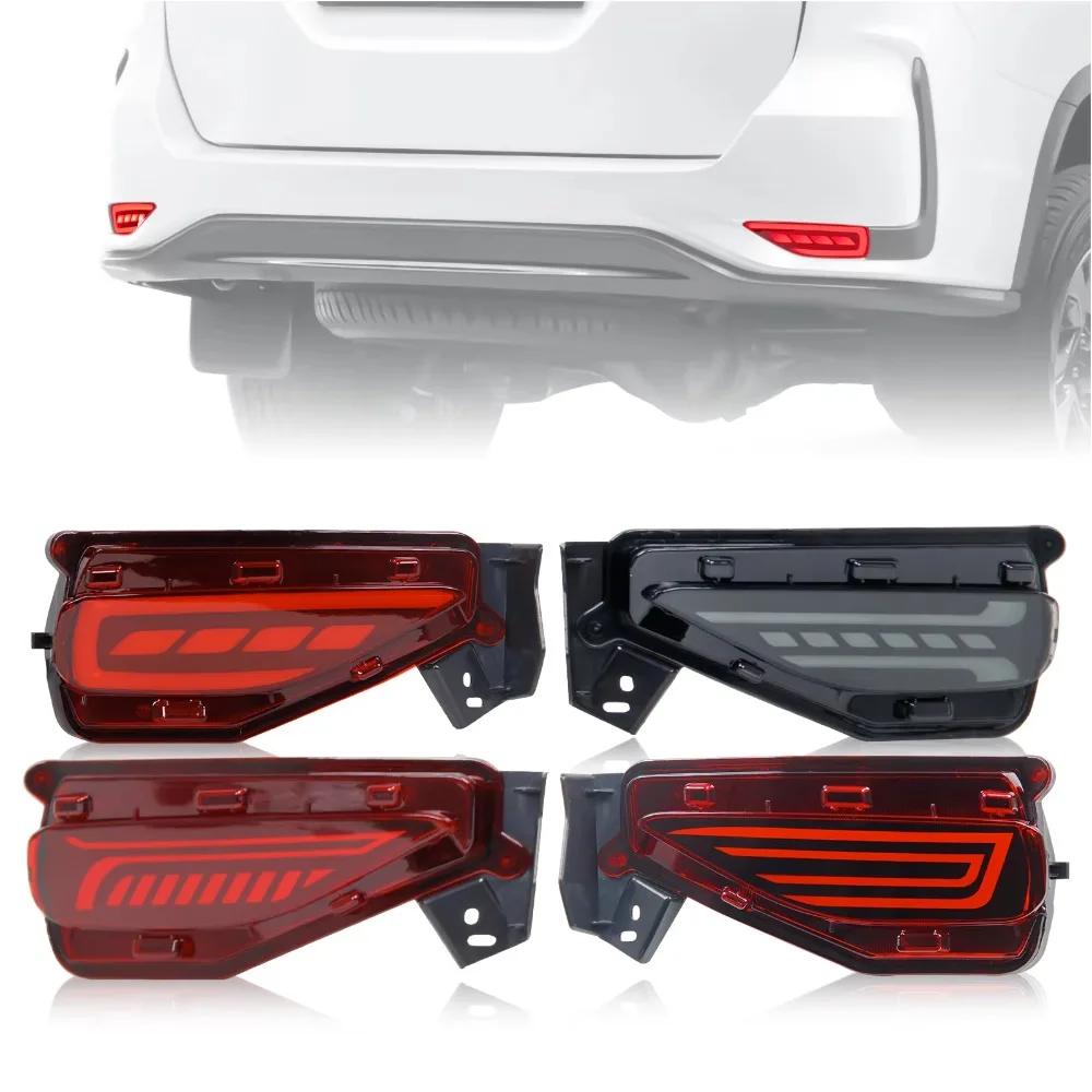 for Toyota Fortuner 2020-2021 New Design Car Rear Bumper Lamp Reflector Turn Signal Lamp Red-Light Driving Brake Light Accessory detail image 1