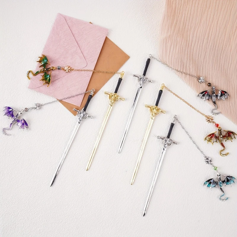 Fantasy Fourth Wing Bookmark - Vintage Tassel Metal Pendant Antique  Book Marker Reading Lovers Gifts Birthday Teacher Readers