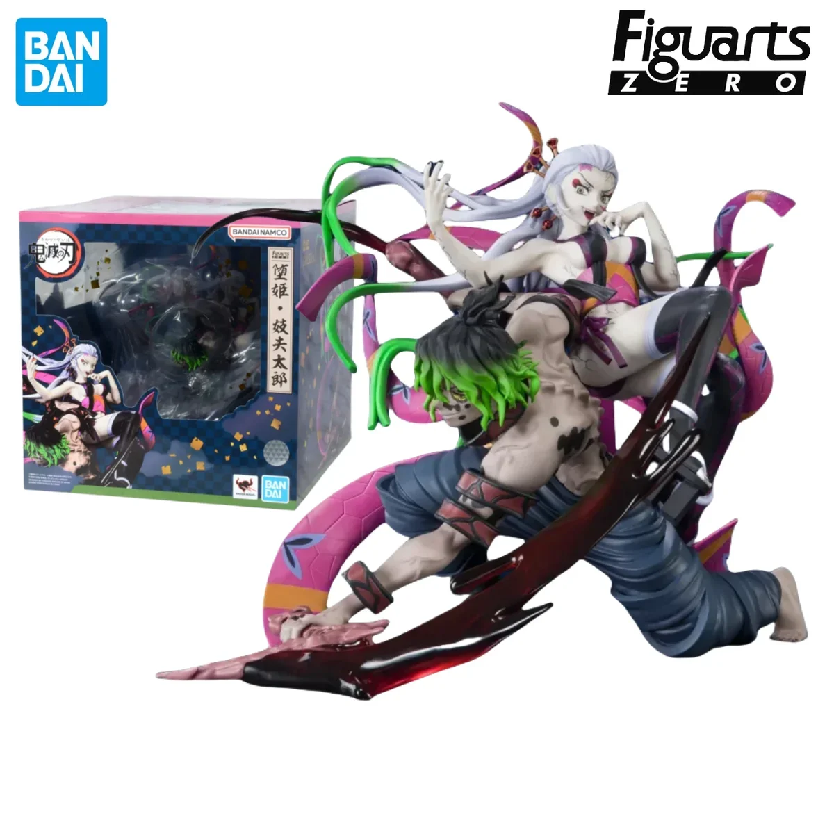 BANDAI-Figuarts ZERO Demon Slayer, figuras de acción originales de Anime, Daki Giyuutarou, regalo perfecto para niños, en Stock