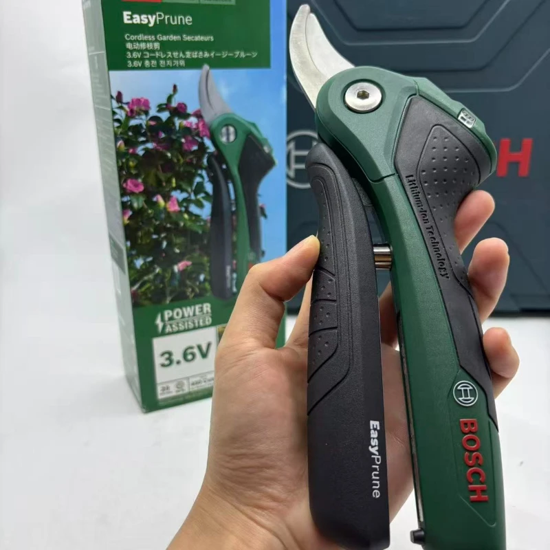 Bosch 3.6V Cordless Smart Pruning Shears Rechargeable Garden Fruit Tree Secateurs Floral Electric Pruner Machine Easy Prune