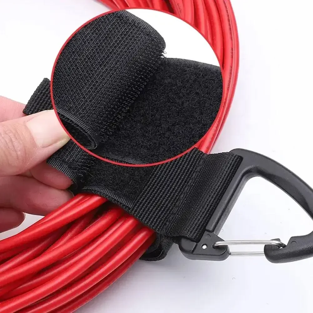 Car Cord Organizer Holder 10/5/1pcs Triangle Buckle Power Storager Wire Manager Nylon Heavy Storage Straps For Cables And Hoses