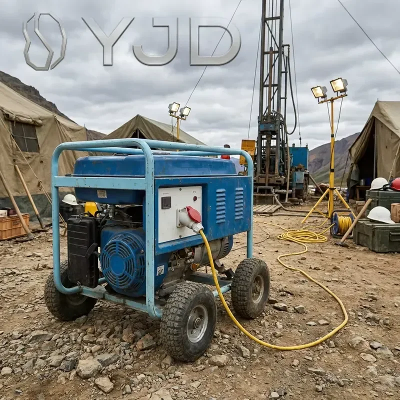 YJD Yuchai 2.8-18kw High Quality 18kw 20kva Super Silent Type Open Frame Diesel Generator with Yuchai Engine YC2108D ATS