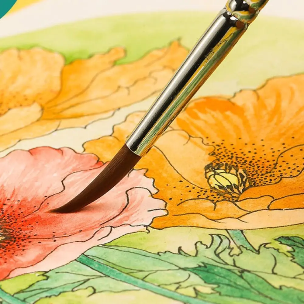 

11pcs Ergonomic Handle Fine Tip Paint Brushes Set Complete Model Multifunctional Miniature Paint Brushes Wood No Shedding